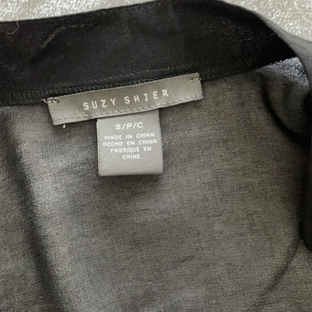 NWOT Sheer Ruffled Front Blouse - Picture 5 of 5